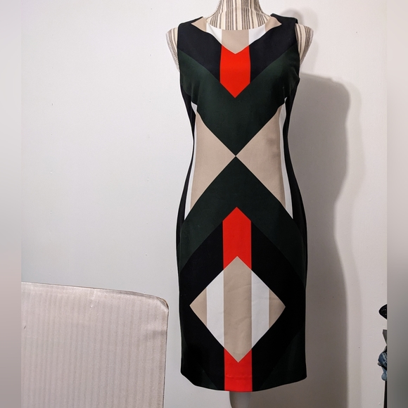 Calvin Klein Dresses & Skirts - Calvin Klein dressy colorful slim dress